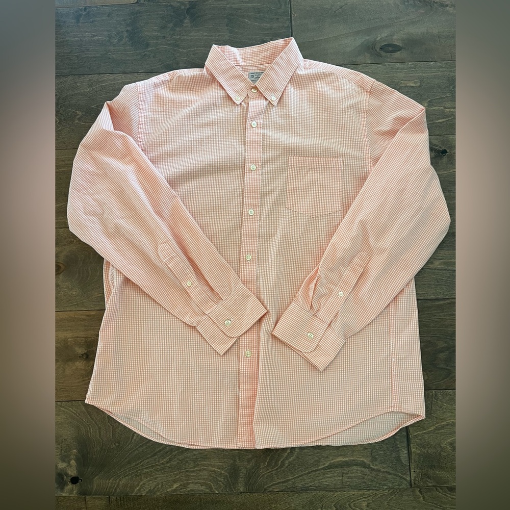 Tailored By J. Crew Mens XL 100% Cotton Long Sleeve Shirt